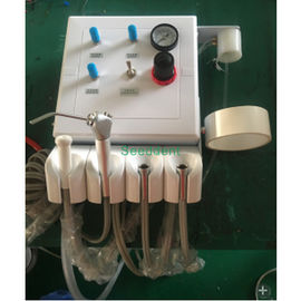China Small Dental Portable Dental Unit / Dental Turbine with suction, 3 way syringe and handpiece tube 2pcs SE-Q009A supplier