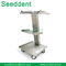 Dental Surgical Instruments Tool Cart / Dental Stainless Steel mobile cart supplier